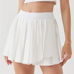Outdoor Voices Doubles 4” Skort XL in White and Ivory